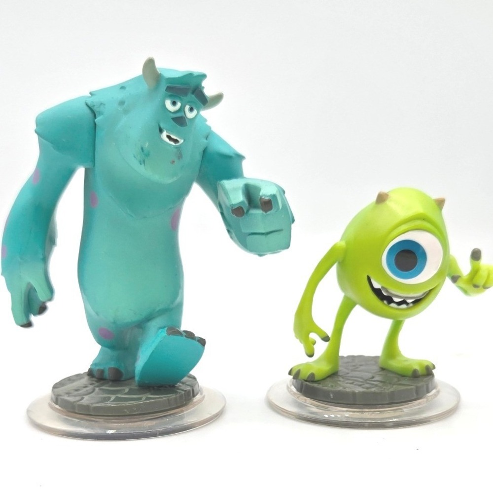 Disney Infinity 1.0 Monsters University Figure‎ Lot - Sulley & Mike Wazowski